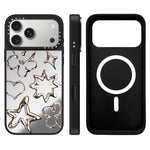 Custodia magnetica per telefono con specchio a specchio della serie "Uomo fluttuante"., For iPhone 17 Pro Max, For iPhone 17 Pro, For iPhone 17