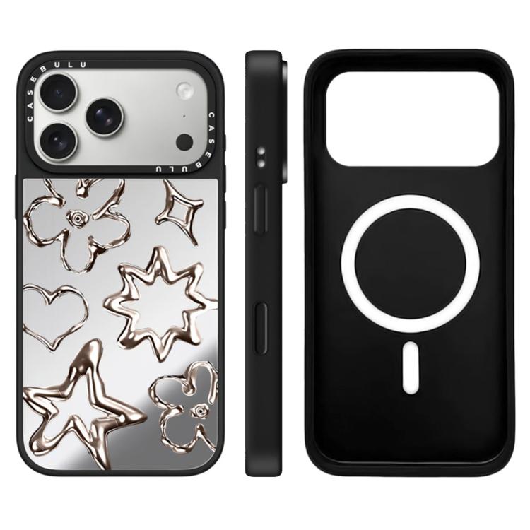 Custodia magnetica per telefono con specchio a specchio della serie "Uomo fluttuante"., For iPhone 17 Pro Max, For iPhone 17 Pro, For iPhone 17