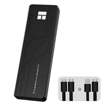 Box esterno per SSD M.2 NVMe THERMALRIGHT HR-EB109 con cavo da USB a Type-C e cavo da Type-C a Type-C., EB109 A-C & C-C Cable