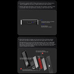 Box esterno per SSD M.2 NVMe THERMALRIGHT HR-EB115 con cavo da USB a Type-C e cavo da Type-C a Type-C., EB115 A-C & C-C Cable