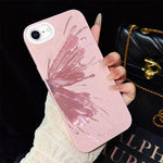 Custodia per telefono ibrida in PC e TPU con motivo a mezza farfalla e glitter IMD., For iPhone 15, For iPhone 14 Plus, For iPhone 14, For iPhone 14 Pro, For iPhone 14 Pro Max, For iPhone SE 2022 / SE 2020