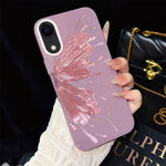 Custodia per telefono ibrida in PC e TPU con motivo a mezza farfalla e glitter IMD., For iPhone 11 Pro Max, For iPhone 11, For iPhone 11 Pro, For iPhone XS / X, For iPhone XR, For iPhone XS Max