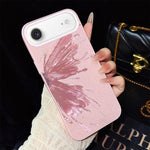 Custodia per telefono ibrida in PC e TPU con motivo a mezza farfalla e glitter IMD., For iPhone 17e / 16e, For iPhone 17 Pro Max, For iPhone 17 Pro, For iPhone 17, For iPhone Air, For iPhone 16 Pro Max