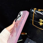 Custodia per telefono ibrida in PC e TPU con motivo a mezza farfalla e glitter IMD., For iPhone 8 Plus / 7 Plus, For iPhone 6 Plus / 6s Plus, For iPhone 6 / 6s