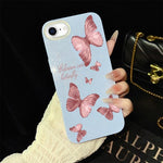 Custodia per telefono ibrida in PC e TPU con motivo farfalle da sogno e glitter IMD., For iPhone 15, For iPhone 14 Plus, For iPhone 14, For iPhone 14 Pro, For iPhone 14 Pro Max, For iPhone SE 2022 / SE 2020