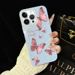 Custodia per telefono ibrida in PC e TPU con motivo farfalle da sogno e glitter IMD., For iPhone 15, For iPhone 14 Plus, For iPhone 14, For iPhone 14 Pro, For iPhone 14 Pro Max, For iPhone SE 2022 / SE 2020