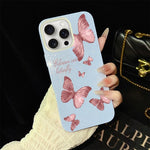 Custodia per telefono ibrida in PC e TPU con motivo farfalle da sogno e glitter IMD., For iPhone 16 Pro, For iPhone 16 Plus, For iPhone 16, For iPhone 15 Pro Max, For iPhone 15 Pro, For iPhone 15 Plus