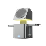 HS-V25 QI 15W Luce notturna 3 in 1 con caricatore wireless