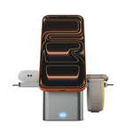 HS-V25 QI 15W Luce notturna 3 in 1 con caricatore wireless