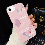 Custodia per telefono ibrida in PC e TPU con motivo a farfalle sfumate e glitter IMD., For iPhone 15, For iPhone 14 Plus, For iPhone 14, For iPhone 14 Pro, For iPhone 14 Pro Max, For iPhone SE 2022 / SE 2020