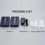 ET1815KVM Extender HDMI da 150 m 1080P 60Hz con porta Cat6 / RJ45 / KVM, US Plug, EU Plug, AU Plug, UK Plug