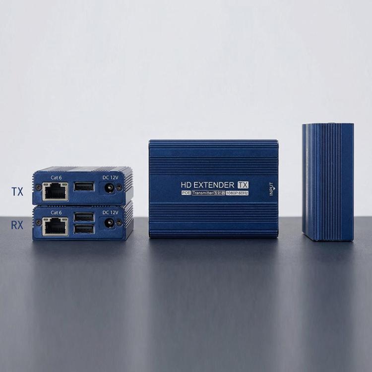 ET1815KVM Extender HDMI da 150 m 1080P 60Hz con porta Cat6 / RJ45 / KVM, US Plug, EU Plug, AU Plug, UK Plug