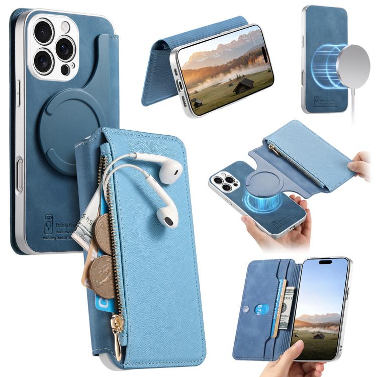 Custodia portafoglio in pelle vegana per iPhone 18 e 17