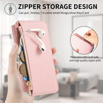 Custodia portafoglio in pelle vegana per iPhone 18 e 17