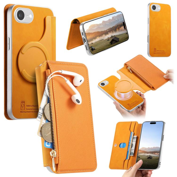 Custodia portafoglio in pelle vegana per iPhone 18 e 17
