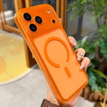Custodia per telefono ibrida in TPU magnetico antiurto con fori precisi e acrilico trasparente., For iPhone 17 Pro Max, For iPhone 17 Pro, For iPhone 17, For iPhone Air