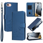 Custodia portafoglio in ecopelle per iPhone 14 Pro