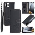 Custodia portafoglio in ecopelle con protezione RFID per iPhone 1