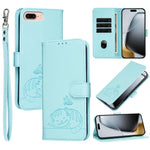 Custodia portafoglio in ecopelle con protezione RFID per iPhone