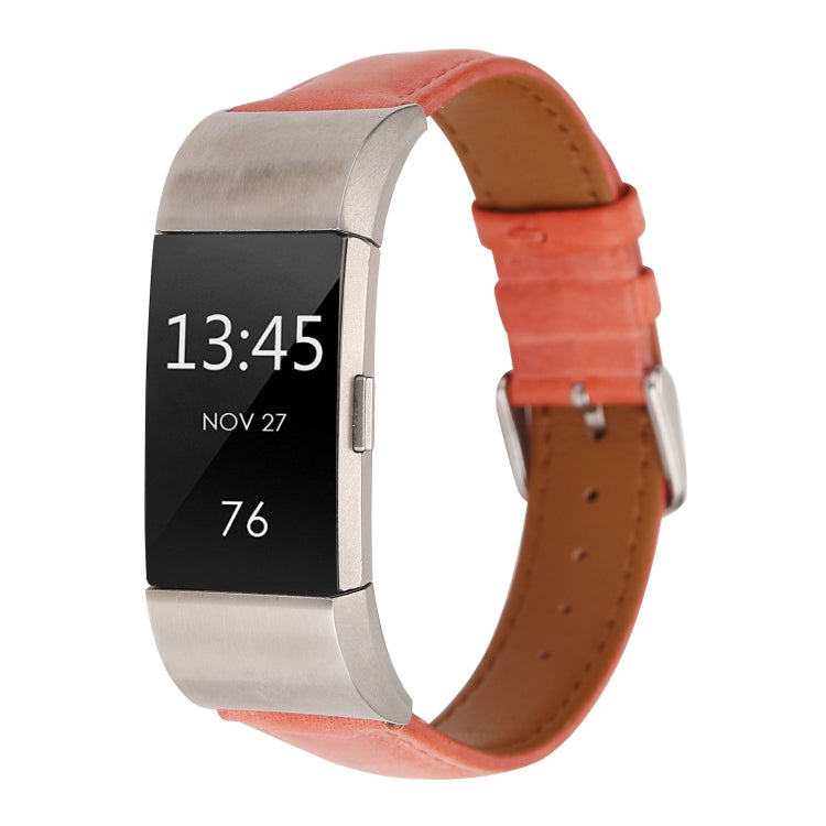Cinturino di ricambio per cinturino di ricambio in vera pelle stile fresco, For Fitbit Charge 2, For Fitbit Blaze