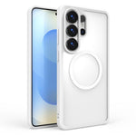 Custodia per telefono ibrida in PC e TPU con magnete a contrasto opaco della serie Skin Feel., For Galaxy S26+ 5G, For Galaxy S26 Ultra 5G, For Galaxy S26 5G