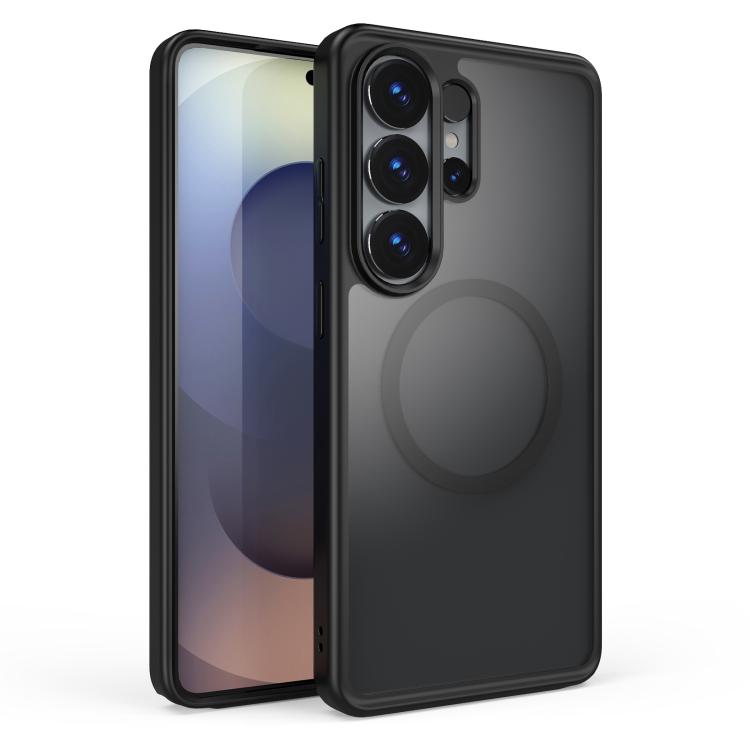 Custodia per telefono ibrida in PC e TPU con magnete a contrasto opaco della serie Skin Feel., For Galaxy S26+ 5G, For Galaxy S26 Ultra 5G, For Galaxy S26 5G