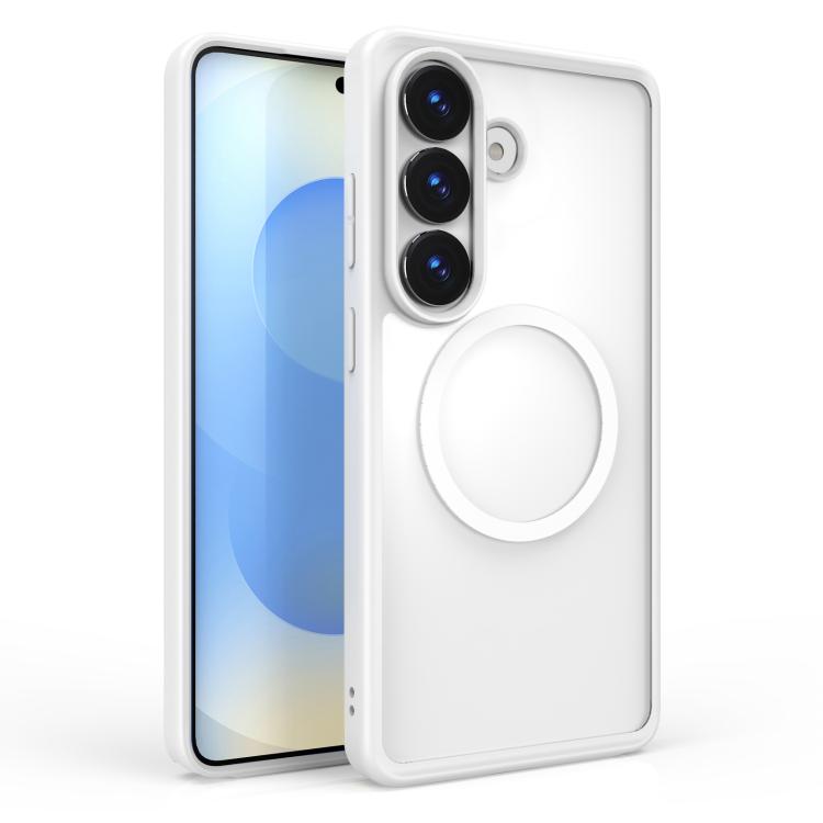 Custodia per telefono ibrida in PC e TPU con magnete a contrasto opaco della serie Skin Feel., For Galaxy S26+ 5G, For Galaxy S26 Ultra 5G, For Galaxy S26 5G