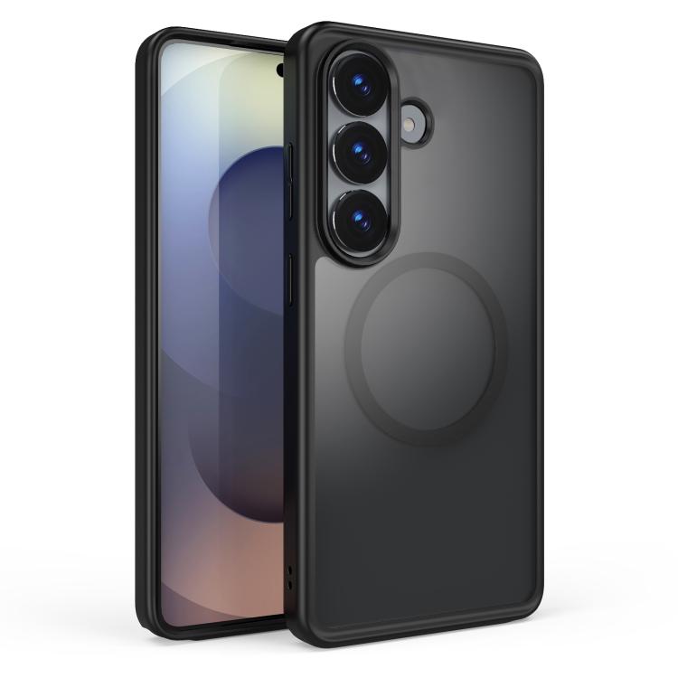 Custodia per telefono ibrida in PC e TPU con magnete a contrasto opaco della serie Skin Feel., For Galaxy S26+ 5G, For Galaxy S26 Ultra 5G, For Galaxy S26 5G