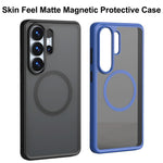 Custodia per telefono ibrida in PC e TPU con magnete a contrasto opaco della serie Skin Feel., For Galaxy S26+ 5G, For Galaxy S26 Ultra 5G, For Galaxy S26 5G