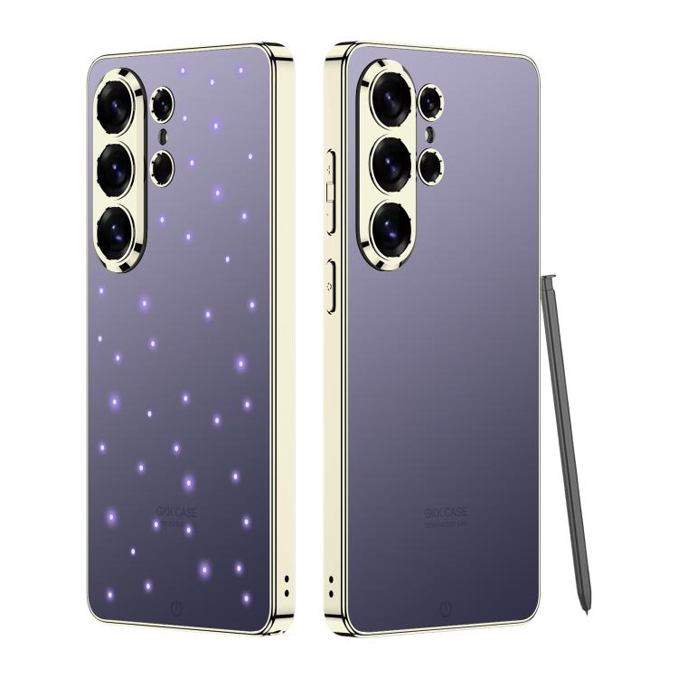 Custodia per telefono intelligente GKK AG galvanizzata con retroilluminazione, For Samsung Galaxy S26 Ultra 5G