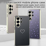 Custodia per telefono intelligente GKK AG galvanizzata con retroilluminazione, For Samsung Galaxy S26 Ultra 5G