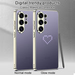 Custodia per telefono intelligente GKK AG galvanizzata con retroilluminazione, For Samsung Galaxy S26 Ultra 5G