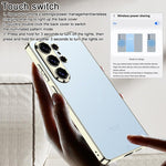 Custodia per telefono intelligente GKK AG galvanizzata con retroilluminazione, For Samsung Galaxy S26 Ultra 5G