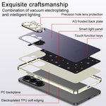 Custodia per telefono intelligente GKK AG galvanizzata con retroilluminazione, For Samsung Galaxy S26 Ultra 5G