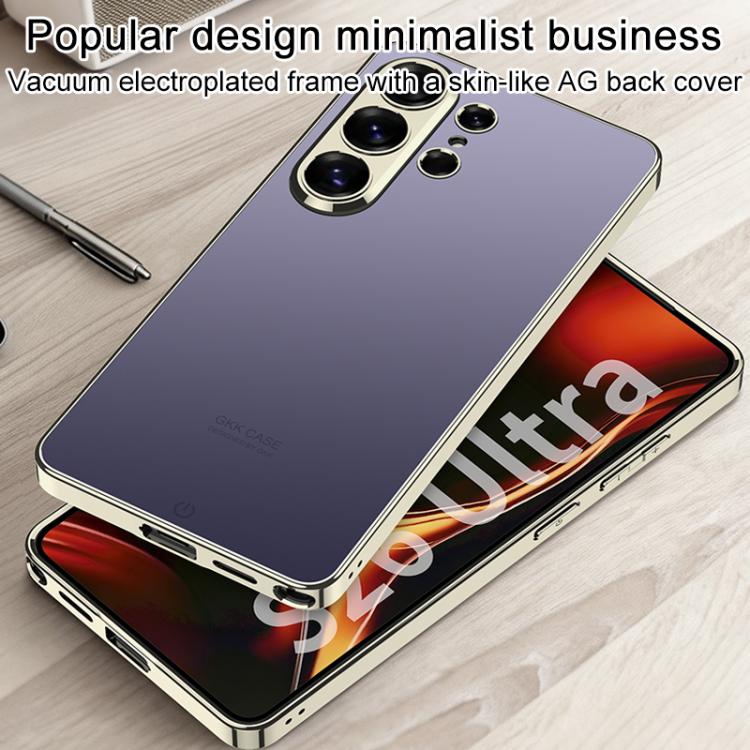 Custodia per telefono intelligente GKK AG galvanizzata con retroilluminazione, For Samsung Galaxy S26 Ultra 5G