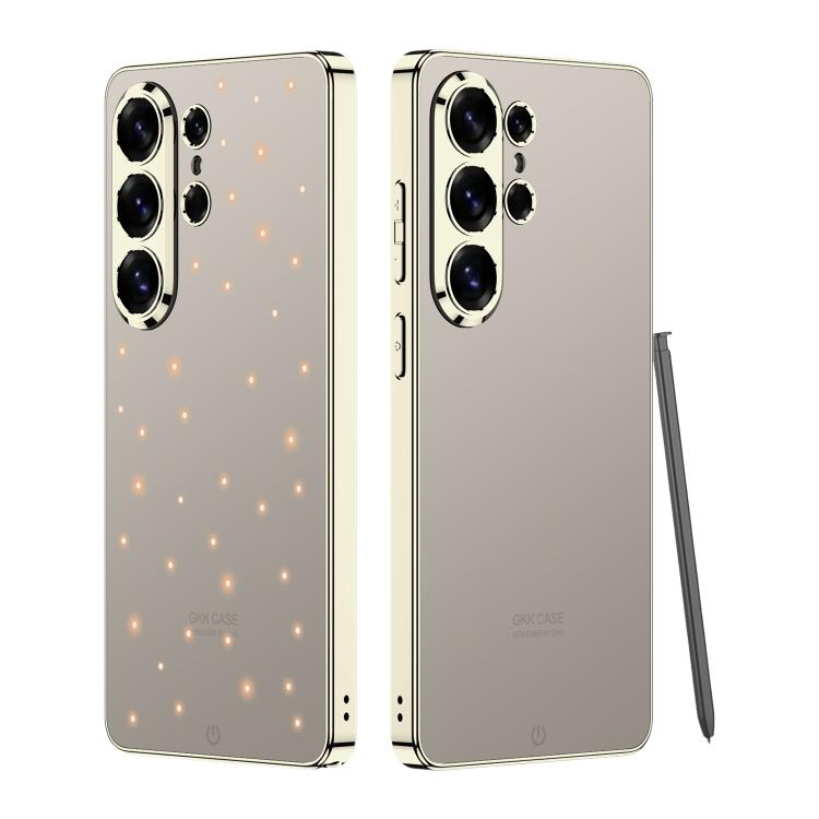 Custodia per telefono intelligente GKK AG galvanizzata con retroilluminazione, For Samsung Galaxy S26 Ultra 5G