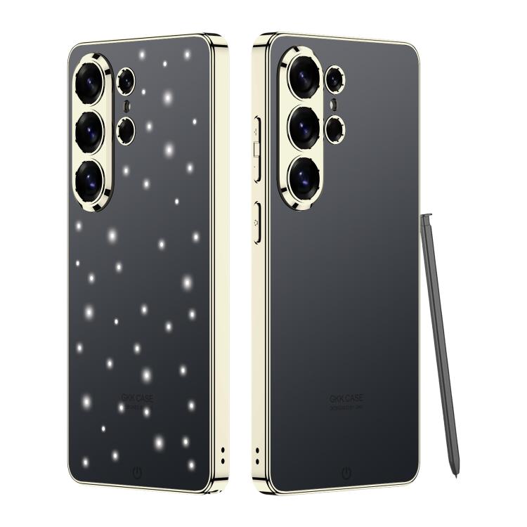 Custodia per telefono intelligente GKK AG galvanizzata con retroilluminazione, For Samsung Galaxy S26 Ultra 5G