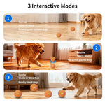 O19 Palla giocattolo automatica intelligente per addestramento cani con LED, diametro 70 mm