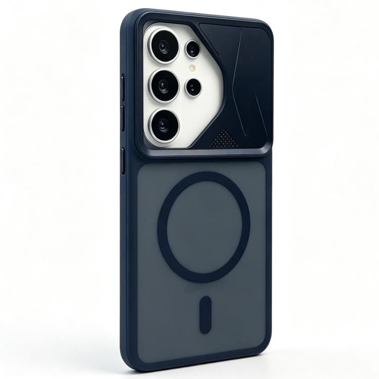 Custodia per telefono ibrida in PC e TPU traslucida satinata con magnete, For Galaxy S26 Ultra 5G, For Galaxy S25 Ultra 5G, For Galaxy S24 Ultra 5G