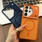Custodia per telefono ibrida in PC e TPU traslucida satinata con magnete, For Galaxy S26 Ultra 5G, For Galaxy S25 Ultra 5G, For Galaxy S24 Ultra 5G