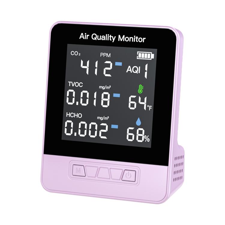 Monitor qualità aria 6 in 1 con schermo LCD 2,8 pollici
