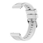 Cinturino per orologio in silicone ibrido con rivestimento in ecopelle, stile a molla., For Huawei Watch Ultimate 2