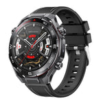 Cinturino per orologio in silicone ibrido con rivestimento in ecopelle, stile a molla., For Huawei Watch Ultimate 2