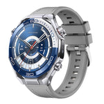 Cinturino per orologio in silicone ibrido con rivestimento in ecopelle, stile a molla., For Huawei Watch Ultimate 2