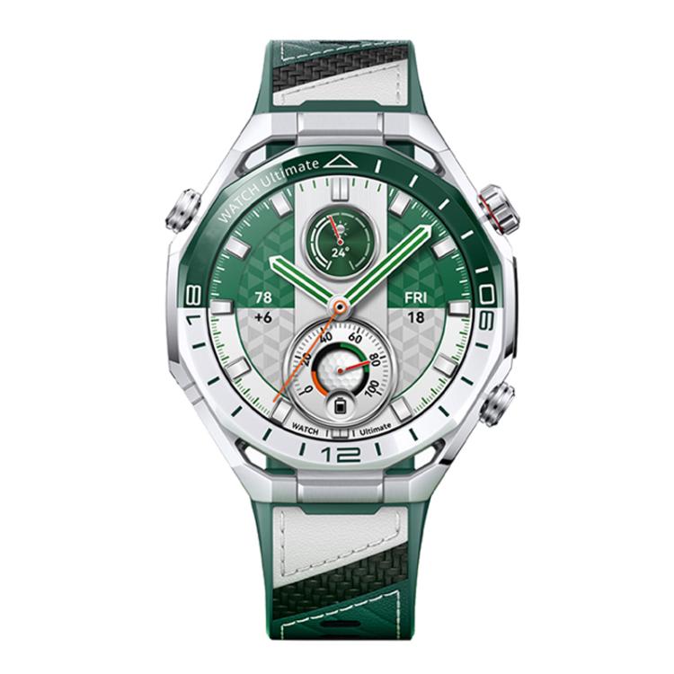 Cinturino per orologio in silicone effetto pelle microfibra stile Spring Ear, For Huawei Watch Ultimate 2