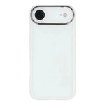 WANLONFENG Custodia per telefono in TPU traslucido con cornice galvanizzata e pellicola protettiva per lo schermo, For iPhone Air, For iPhone 16 Pro Max, For iPhone 16 Pro, For iPhone 16