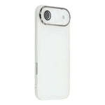 WANLONFENG Custodia per telefono in TPU traslucido con cornice galvanizzata e pellicola protettiva per lo schermo, For iPhone Air, For iPhone 16 Pro Max, For iPhone 16 Pro, For iPhone 16