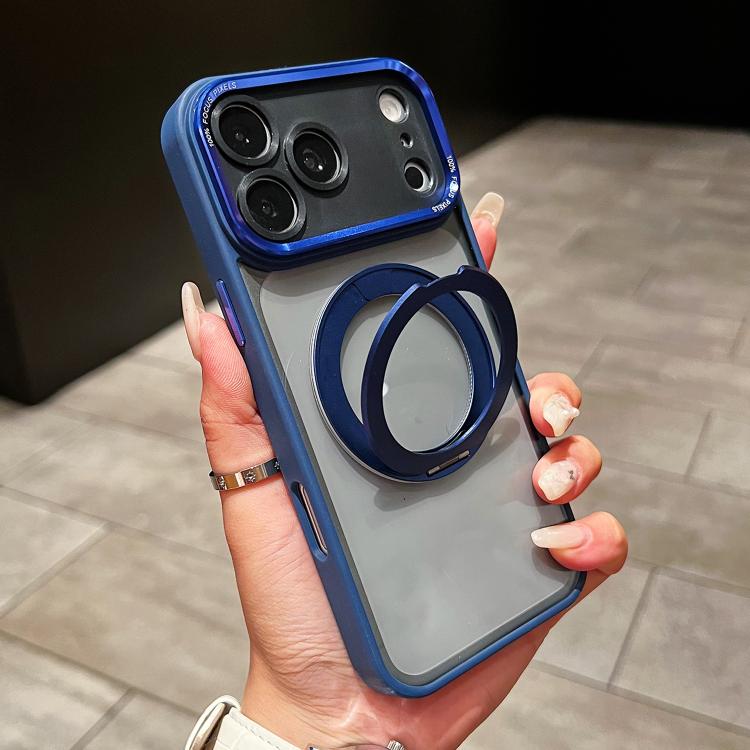 Custodia magnetica per telefono con supporto girevole a occhio d'aquila galvanizzato., For iPhone 17 Pro Max, For iPhone 17 Pro, For iPhone 17, For iPhone 16 Pro Max
