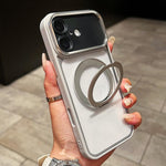 Custodia magnetica per telefono con supporto girevole a occhio d'aquila galvanizzato., For iPhone 17 Pro Max, For iPhone 17 Pro, For iPhone 17, For iPhone 16 Pro Max