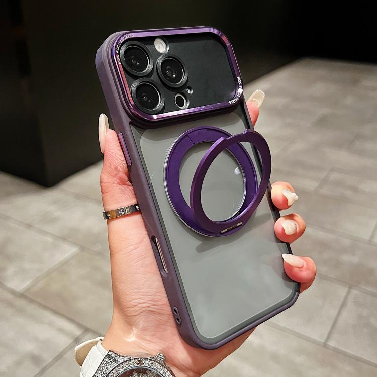 Custodia magnetica per telefono con supporto girevole a occhio d'aquila galvanizzato., For iPhone 17 Pro Max, For iPhone 17 Pro, For iPhone 17, For iPhone 16 Pro Max